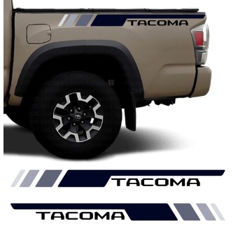 Side stripe car decals Tacoma Edition compatible with Toyota Tacoma