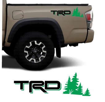 Side car decals TRD Forest Edition compatible with Toyota Tacoma