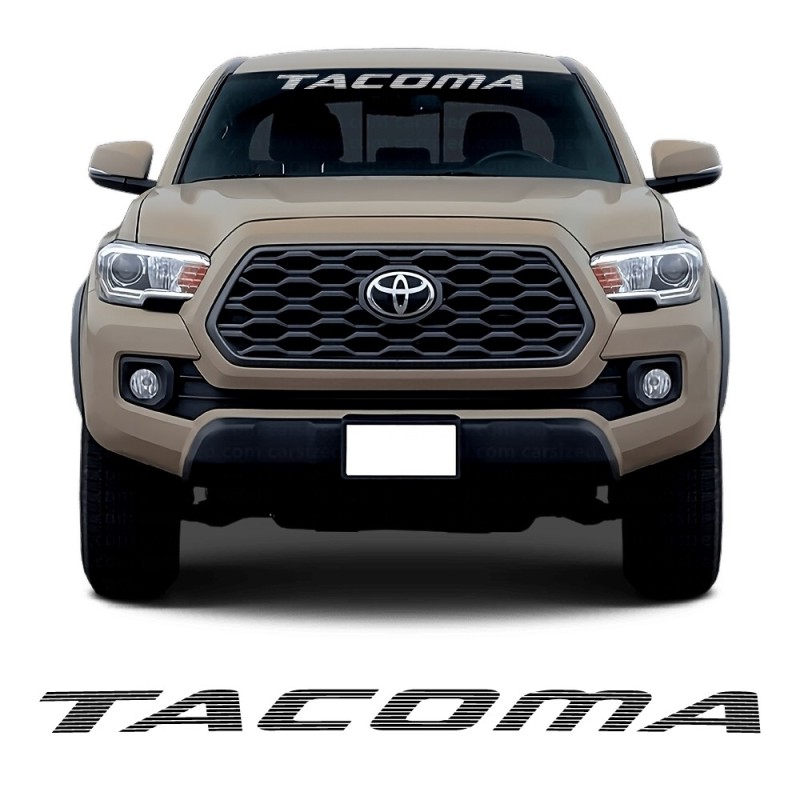 Windshield decals Tacoma Stripe compatible with Toyota Tacoma