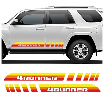 Side stripe car decal 4Runner Stripe compatible with Toyota 4Runner