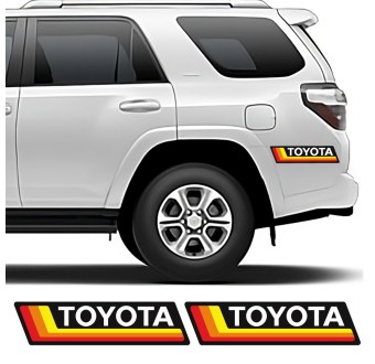 Side car decal Toyota Classic Stripe compatible with Toyota 4Runner