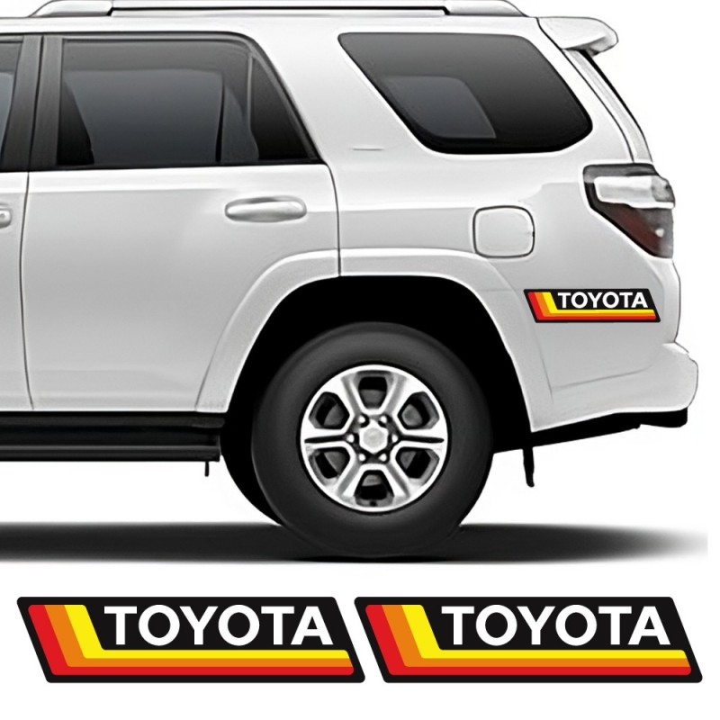 Side car decal Toyota Classic Stripe compatible with Toyota 4Runner