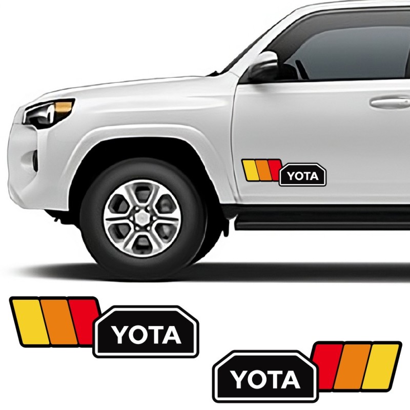 Side car decal Yota Stripe compatible with Toyota 4Runner