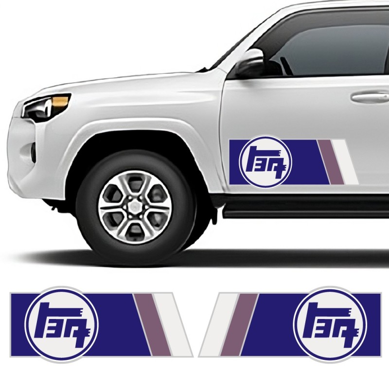 Side stripe car decal Heritage Stripe compatible with Toyota 4Runner