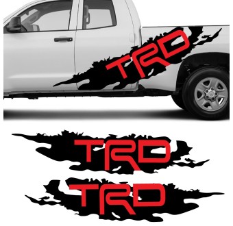 Αυτοκόλλητο πλαϊνής λωρίδας TRD Flame συμβατό με Toyota Tundra