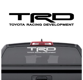 Rear window car decal TRD Toyota Racing Development compatible with Toyota