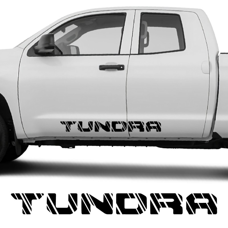 Side car decal Tundra compatible with Toyota Tundra