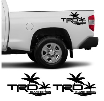 Autocollant latéral TRD Island Edition compatible avec Toyota Tundra