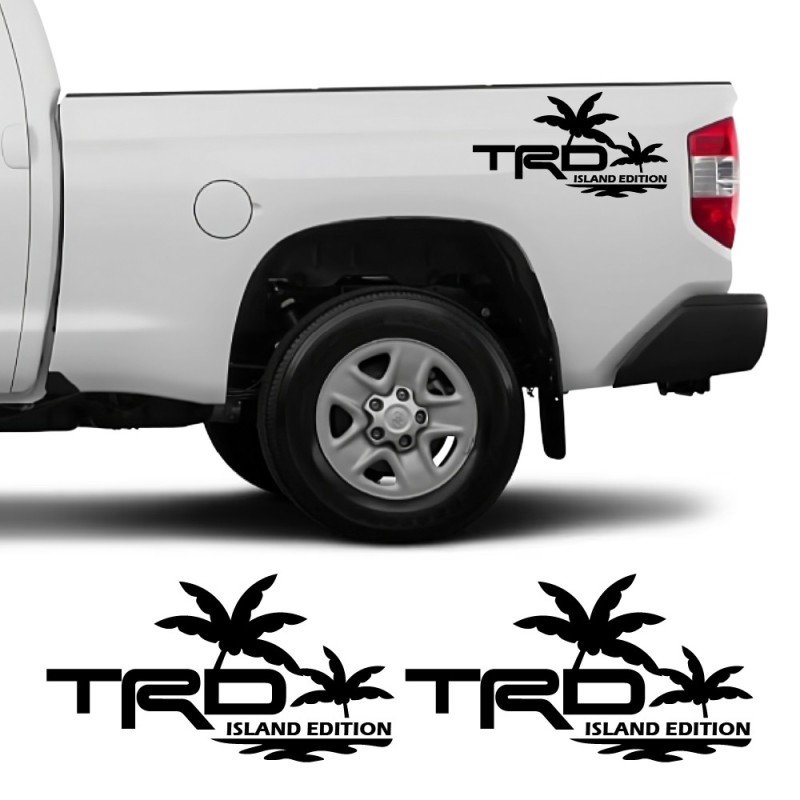 Autocollant latéral TRD Island Edition compatible avec Toyota Tundra