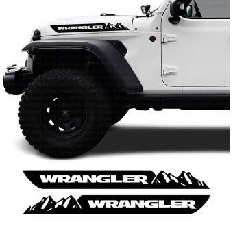 Adesivi laterale Off-Road Wrangler compatibile con Jeep Wrangler