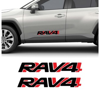 Car stickers logo RAV4 Sport compatible with Toyota RAV4