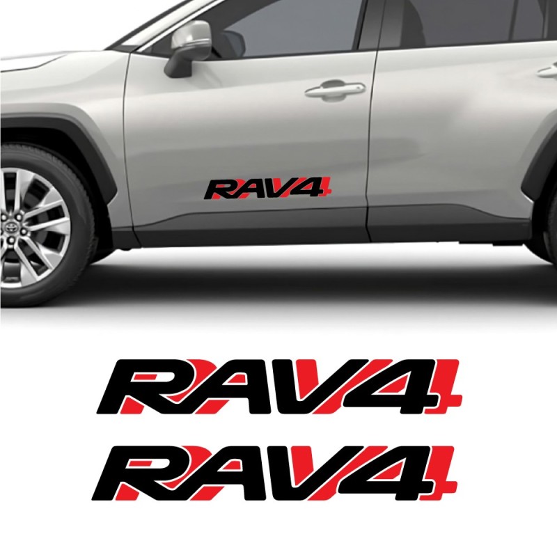 Car stickers logo RAV4 Sport compatible with Toyota RAV4