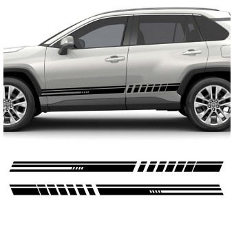 Car decals side stripe Urban Style compatible with Toyota RAV4