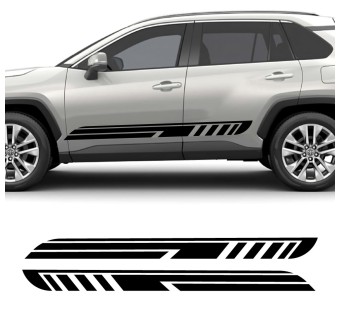 Car decals side stripe Street Racer compatible with Toyota RAV4