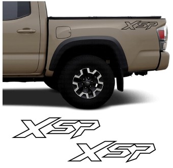 Adesivos para carro logotipo lateral XSP compatível com Toyota Tacoma