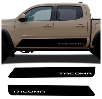 Car decals side stripe Tacoma Offroad compatible with Toyota Tacoma