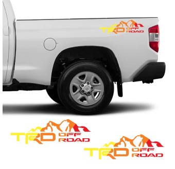 Autocollants pour voiture logo latéral TRD Off-Road compatibles avec Toyota Tundra