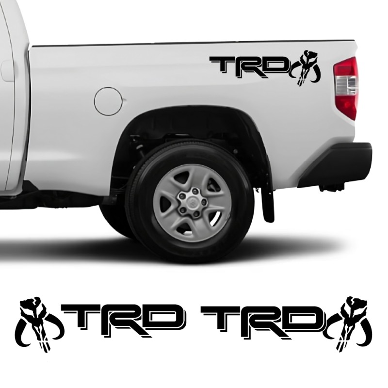 Pegatinas logo lateral TRD Cazarrecompensas Toyota Tundra