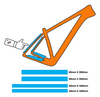 Ketten- und Kettenstrebenschutz für Mountainbikes