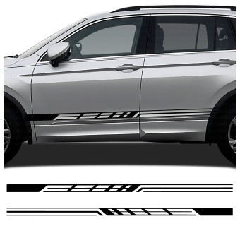 Aufkleber geometrische Seitenstreifen Volkswagen Tiguan