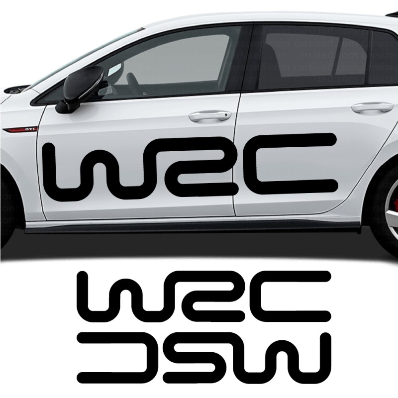 Autocollants pour voiture latéraux RallyStyle Volkswagen Golf GTI