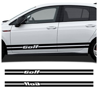 decals side stripes TwinLine Volkswagen Golf