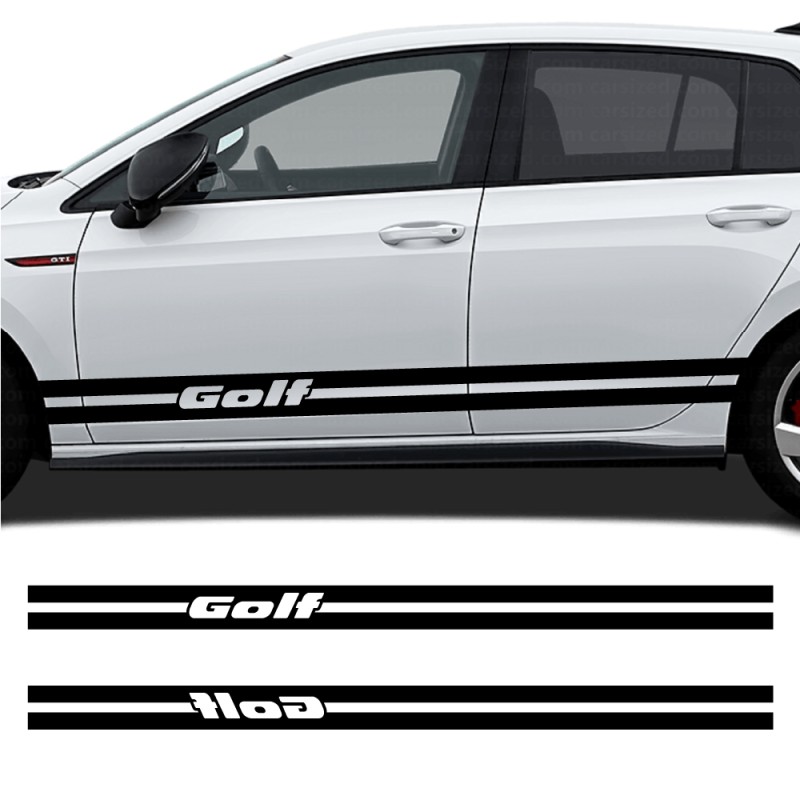 decals side stripes TwinLine Volkswagen Golf