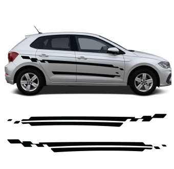 decals side stripes VelocityLine Volkswagen Polo