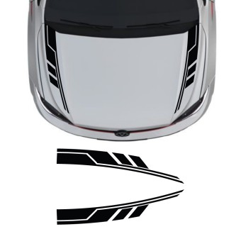 decals hood stripes AeroFlow Volkswagen Polo