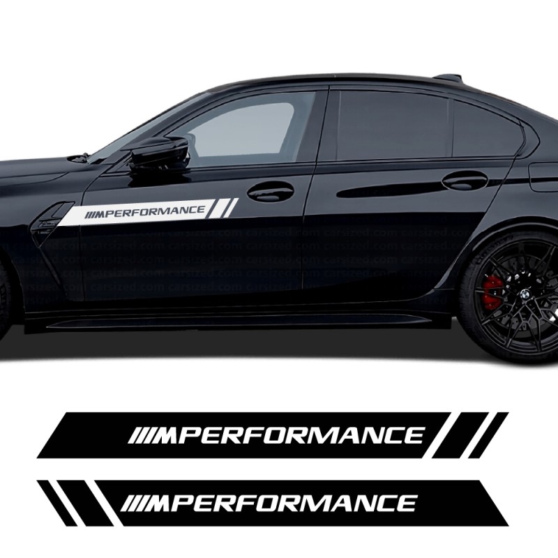 Adesivos faixas laterais M Performance com BMW M3