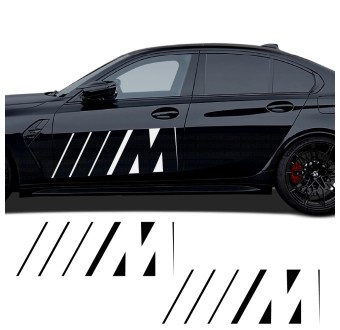 Autosticker Seiten M Stripes Racing BMW M3