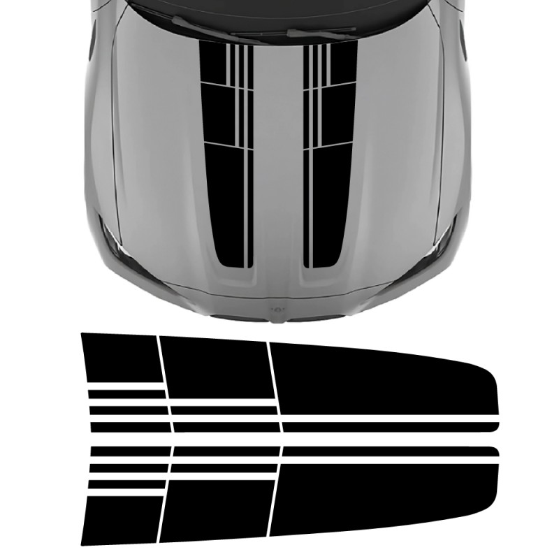 decals hood stripe Racing Stripes BMW 3 Series