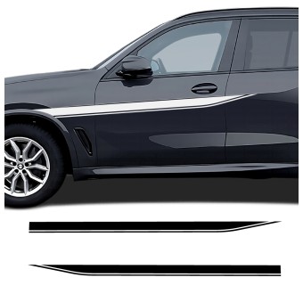 Adesivi striscia laterale Dynamic Line compatibile con BMW X3