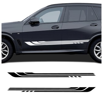 Adesivi striscia laterale Dynamic Flow compatibile con BMW X5