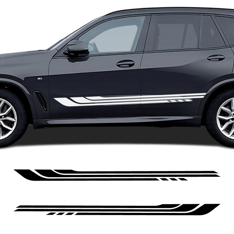 Adesivi striscia laterale Dynamic Flow compatibile con BMW X5