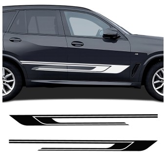 Pegatinas franja lateral Dynamic Speed compatible con BMW X5