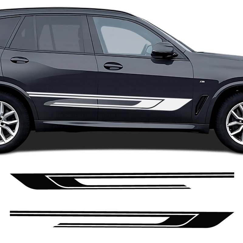 Pegatinas franja lateral Dynamic Speed compatible con BMW X5