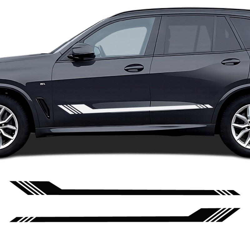 Adesivi striscia laterale Racing Lines compatibile con BMW X5