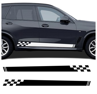 Adesivi striscia laterale Dynamic Line compatibile con BMW X5