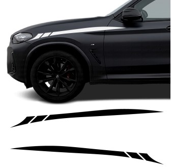 Decalcomanie striscia sportiva Arrow compatibile con BMW X4