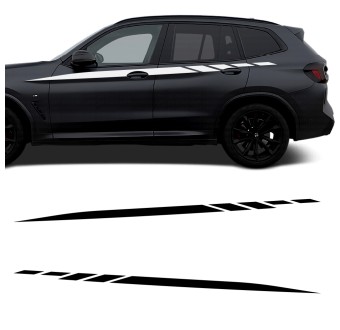 Decalcomanie striscia laterale Aero Speed compatibile con BMW X5