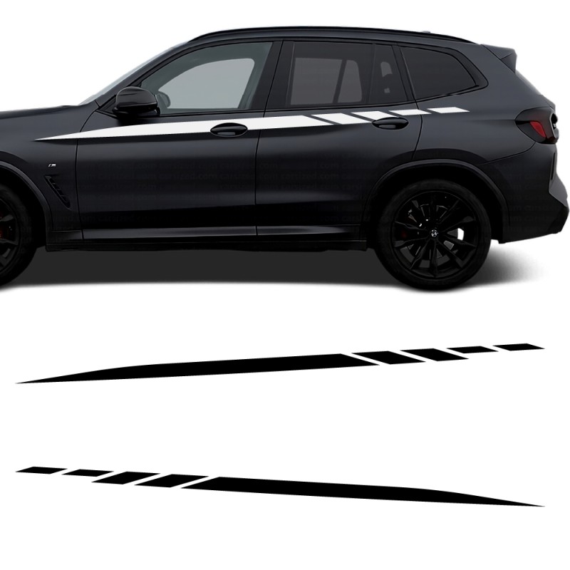 Pegatinas franja lateral Aero Speed compatible con BMW X5