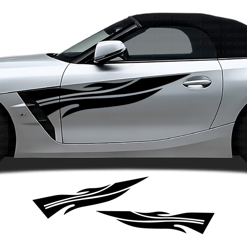 decals tribal side Flame BMW Z4