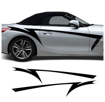 Pegatinas franja lateral Sharp compatible con BMW Z4