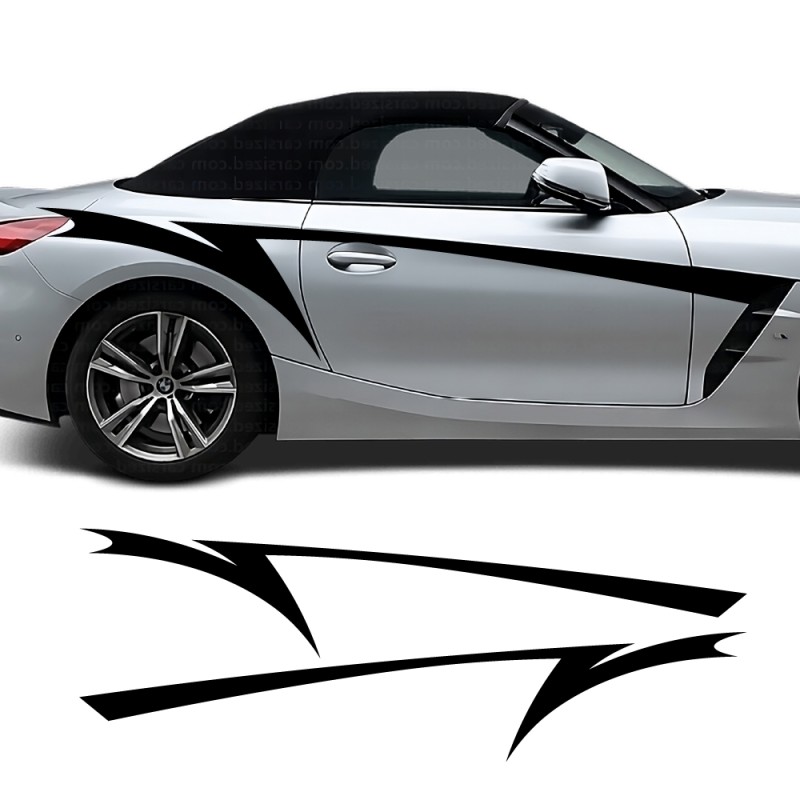 Decalcomanie striscia laterale Sharp compatibile con BMW Z4