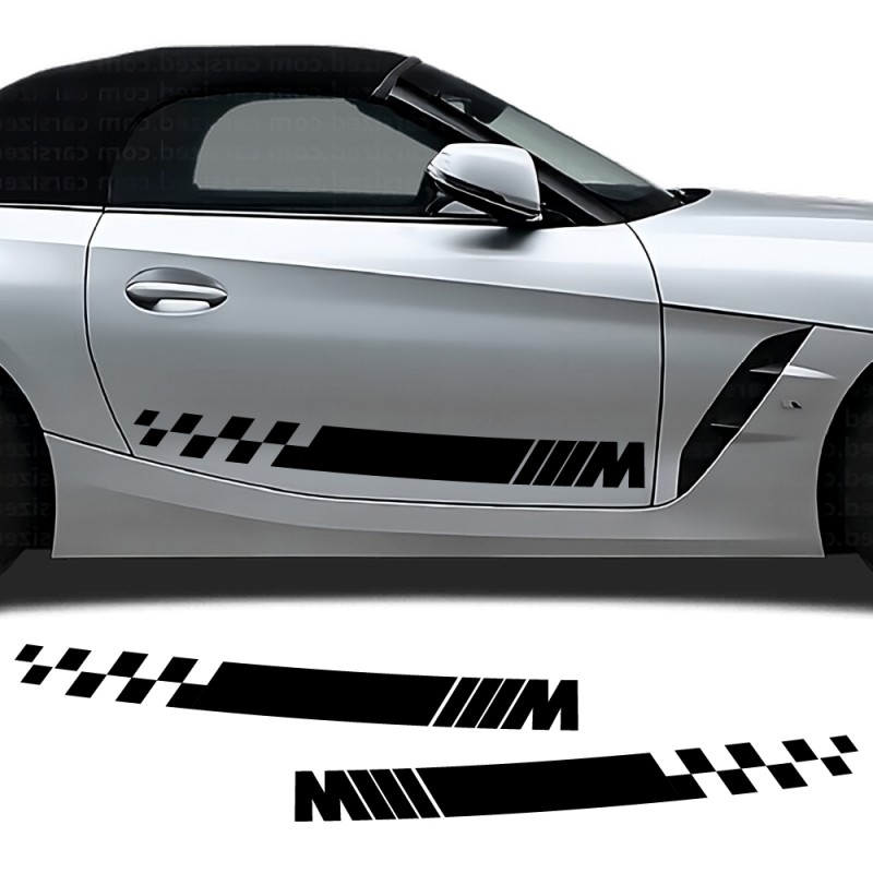 Decalcomanie striscia laterale Racing M compatibile con BMW Z4