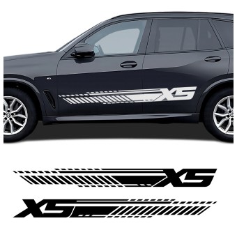 Decalcomanie striscia laterale sportiva X5 compatibile con BMW X5