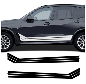 Pegatinas franja lateral triple compatible con BMW X5