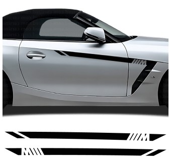 Pegatinas franja lateral inclinada M compatible con BMW Z4