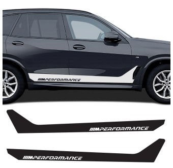 Decalcomanie striscia laterale M Performance compatibile con BMW X5